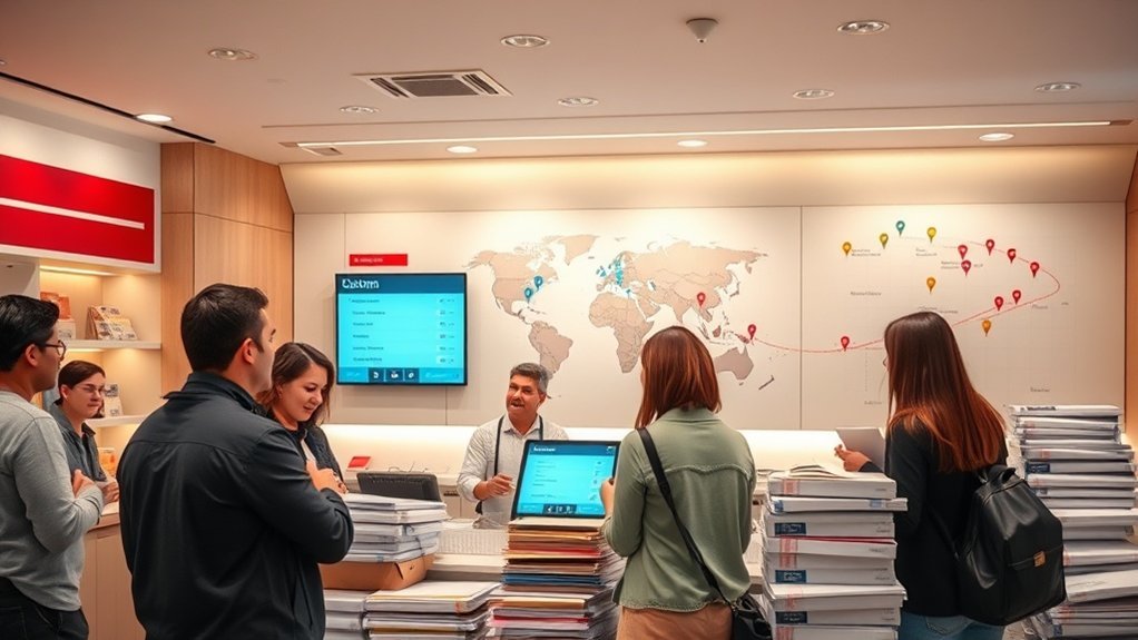 international shipping support services