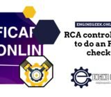 RCA control. How to do an RCA check.