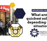 What are the quickest solutions depending on the situation?