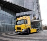 Scania and DHL test a hybrid heavy-duty vehicle