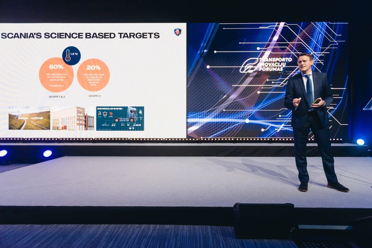 The vice-president of Scania in Vilnius named the new challenges
