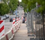 In the new city – 2 kilometers of new cycle paths, pedestrian paths are being renovated