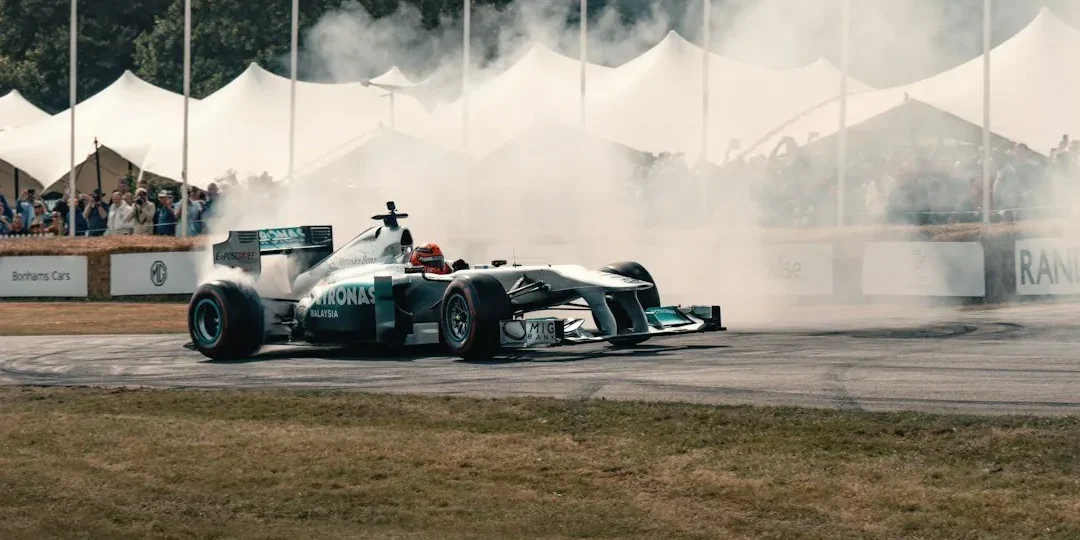 Historic Mercedes F1 demonstration — Abhinand Venugopal — WebP